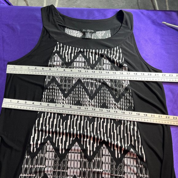 📌Elie McCarthny Soft Flowing Sleeveless Plus Size Maxi Dress - Picture 10 of 15